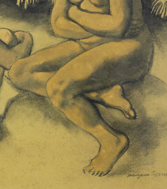 Georges Manzana Pissarro - Deux Baigneurs | MasterArt